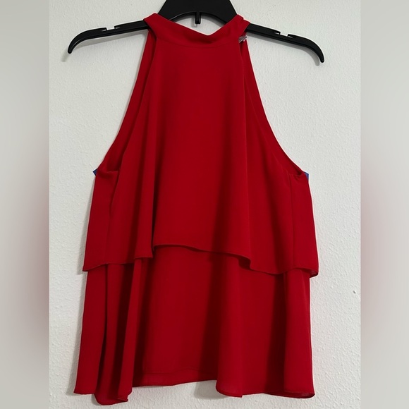 Zara Red Sleeveless Halter top - Picture 2 of 9